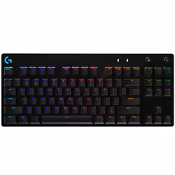 Logitech G G PRO Mechanical Gaming Keyboard, Tenkeyless (80 - 87%), Wired, USB, Mechanical, RGB LED, Black