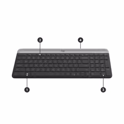 Logitech Slim Wireless Combo MK470 - Additional view 6