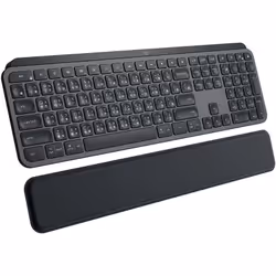 Logitech MX Keys Plus Advanced Wireless Illuminated Keyboard with Palm Rest