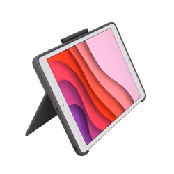 Logitech Combo Touch, QWERTZ, German, Touchpad, 1.8 cm, 1 mm, Apple
