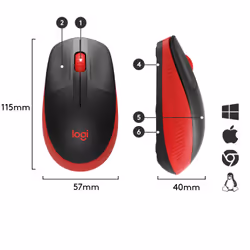 Logitech M190 Full-size wireless mouse - Additional view 6
