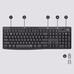 Logitech MK295 Silent Wireless Combo - Additional view 6