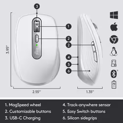 Logitech MX Anywhere 3 Compact Performance Mouse - Additional view 7