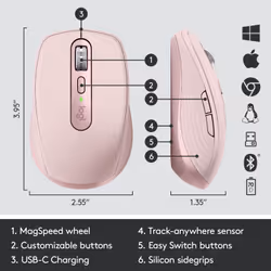 Logitech MX Anywhere 3 Compact Performance Mouse - Additional view 5