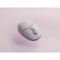 Logitech G G705, G705 Mouse, Right-hand, Optical, RF Wireless + Bluetooth, 8200 DPI, White