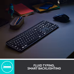 Logitech 920-010932 keyboard Mouse included Office RF Wireless + Bluetooth QWERTY UK International Graphite - Additional view 5
