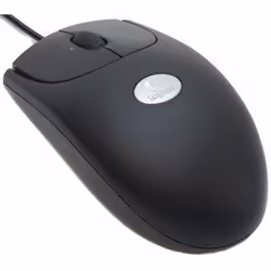 Logitech RX250, Optical, USB Type-A + PS/2, 1000 DPI, Black