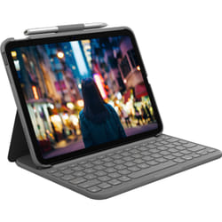 Logitech 920-011428 mobile device keyboard QWERTY Danish, Finnish, Norwegian, Swedish Bluetooth Grey