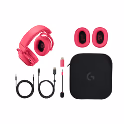 Logitech G 981-001275 headphones/headset Wired & Wireless Head-band Gaming Bluetooth Magenta - Additional view 5