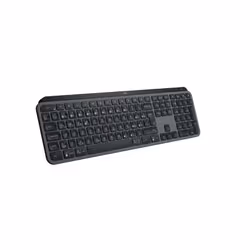 Logitech MX Keys S, Wireless, RF Wireless + Bluetooth, Scissor key switch, QWERTZ, LED, Graphite
