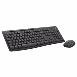 Logitech MK370 Combo for Business keyboard Mouse included Office RF Wireless + Bluetooth QWERTY Portuguese Graphite