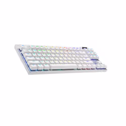 Logitech G PRO X TKL keyboard Gaming RF Wireless + Bluetooth AZERTY French White - Additional view 2