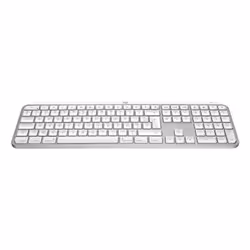 Logitech MX Keys S for Mac keyboard Office RF Wireless + Bluetooth AZERTY French Aluminium, White - Additional view 2