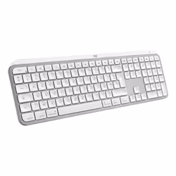 Logitech MX Keys S for Mac keyboard Office RF Wireless + Bluetooth AZERTY French Aluminium, White - Additional view 3