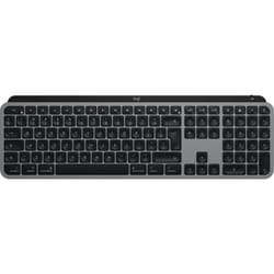 Logitech MX Keys S for Mac keyboard Office RF Wireless + Bluetooth QWERTY US International Aluminium, Black