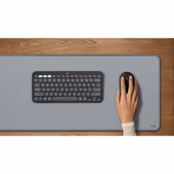 Logitech 920-012233 keyboard Mouse included Universal RF Wireless + Bluetooth QWERTY UK English Graphite - Additional view 8