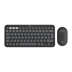 Logitech 920-012214 keyboard Mouse included Universal RF Wireless + Bluetooth AZERTY French Graphite