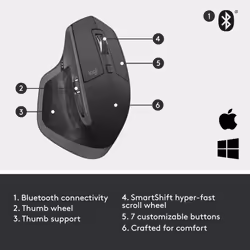 Logitech MX MASTER 2S WRLS MOUSE - Additional view 8