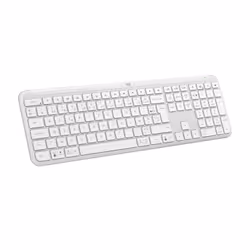 Logitech 920-012454 keyboard Office RF Wireless + Bluetooth AZERTY French White