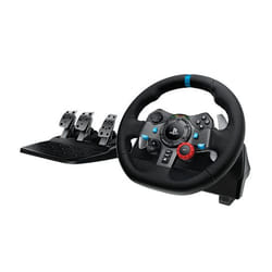 Logitech 991-000486 Gaming Controller Black USB Steering wheel + pedals + headset Analogue / Digital PlayStation 5, PlayStation 4, PC