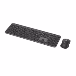 Logitech 920-012487 keyboard Mouse included Office RF Wireless + Bluetooth QWERTY Italian Graphite