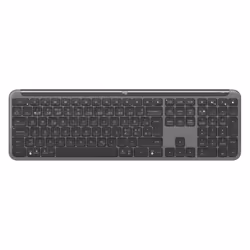Logitech 920-012512, Wireless, RF Wireless + Bluetooth, Scissor key switch, QWERTY, Graphite, Mouse included