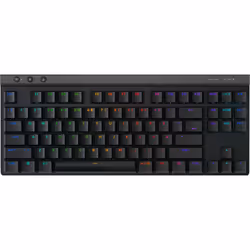 Logitech G 920-012552, Wired & Wireless, USB + RF Wireless + Bluetooth, Mechanical, QWERTY, RGB LED, Black