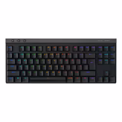Logitech G 920-012538, Wired & Wireless, USB + RF Wireless + Bluetooth, Mechanical, QWERTY, RGB LED, Black
