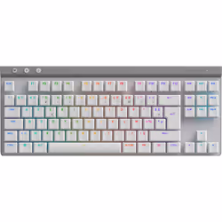 Logitech G 920-012547, Wireless, RF Wireless + Bluetooth, Mechanical, AZERTY, RGB LED, White