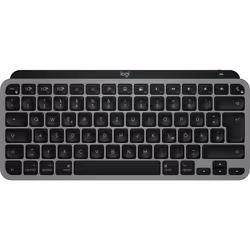 Logitech MX Keys Mini For Mac, Wireless, Bluetooth, Scissor key switch, QWERTZ, LED, Black, Grey