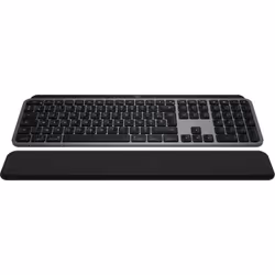 Logitech MX Keys S Combo for Mac keyboard Mouse included Home/Office RF Wireless + Bluetooth AZERTY French Aluminium, Black