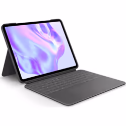Logitech Combo Touch, QWERTZ, German, Trackpad, 1.9 cm, 1 mm, Apple