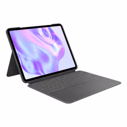 Logitech Combo Touch, QWERTY, Spanish, Trackpad, 1.9 cm, 1 mm, Apple