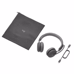 Logitech Zone Wireless 2 Headset Wired & Wireless Head-band Office/Call center USB Type-C Bluetooth Graphite - Additional view 5