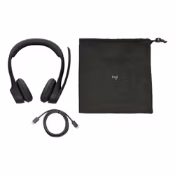Logitech 981-001458 headphones/headset Wireless Head-band Car/Home office Black - Additional view 6