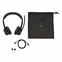 Logitech 981-001453 headphones/headset Wireless Head-band Car/Home office Black - Additional view 7