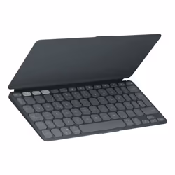 Logitech Keys-To-Go 2, Mini, Wireless, Bluetooth, Scissor key switch, QWERTY, Graphite