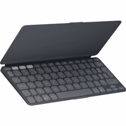Logitech Keys-To-Go 2, Mini, Wireless, Bluetooth, Scissor key switch, AZERTY, Graphite