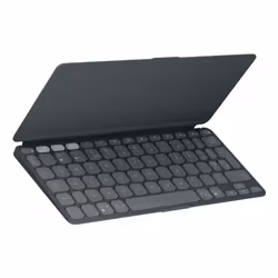 Logitech Keys-To-Go 2, Mini, Wireless, Bluetooth, Scissor key switch, QWERTY, Graphite