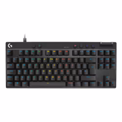 Logitech G 920-013232, Wired, USB, Magnetic-mechanical key switch, QZERTY, LED, Black