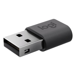 Logitech 956-000169 cable gender changer USB-C USB-A Graphite