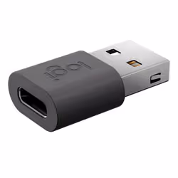 Logitech 956-000169 cable gender changer USB-C USB-A Graphite - Additional view 2
