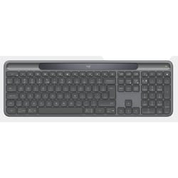 Logitech Signature Slim Solar+ K980 for Business keyboard Universal RF Wireless + Bluetooth AZERTY French Graphite
