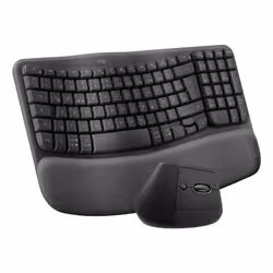 Logitech Wave Keys and Lift Combo keyboard Mouse included Universal Bluetooth QWERTZ German Graphite - Additional view 5