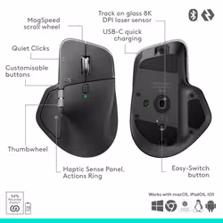 Logitech MX Master 4 for Business - Graphite - Additional view 6