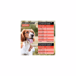 FRONTLINE WORMER - XL Worming Tablets for Dogs - 2 Tablets