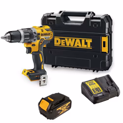 DeWALT DCD796M1 Cordless 18v XR Brushless Combi Drill With 1 x 4Ah DCB182 Battery; Charger And Case