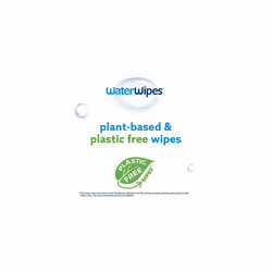 WaterWipes Original Plastic Free Baby Wipes, 240 Count (4 packs), 99.9% Water Based Wet Wipes & Unscented for Sensitive Skin
