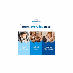 WaterWipes Original Plastic Free Baby Wipes, 240 Count (4 packs), 99.9% Water Based Wet Wipes & Unscented for Sensitive Skin - Additional view 4