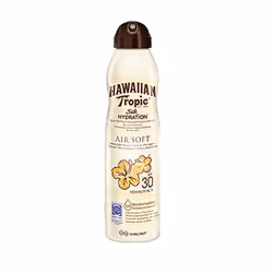 Hawaiian Tropic Silk Hydration Air Soft Sun Protection Continuous Spray SPF 30, Sunscreen spray, Body, Spray, Moisturizing, U ...